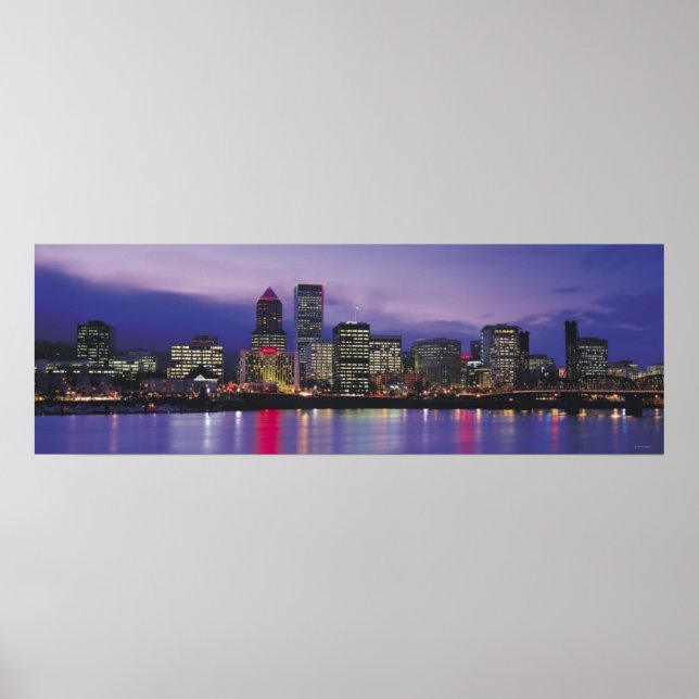 Portland Skyline Poster (Vorne)