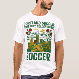 Portland Soccer Rose City Golden Boots T-Shirt