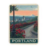 Portland Stadt der Rose - Rose Garten & Skyline