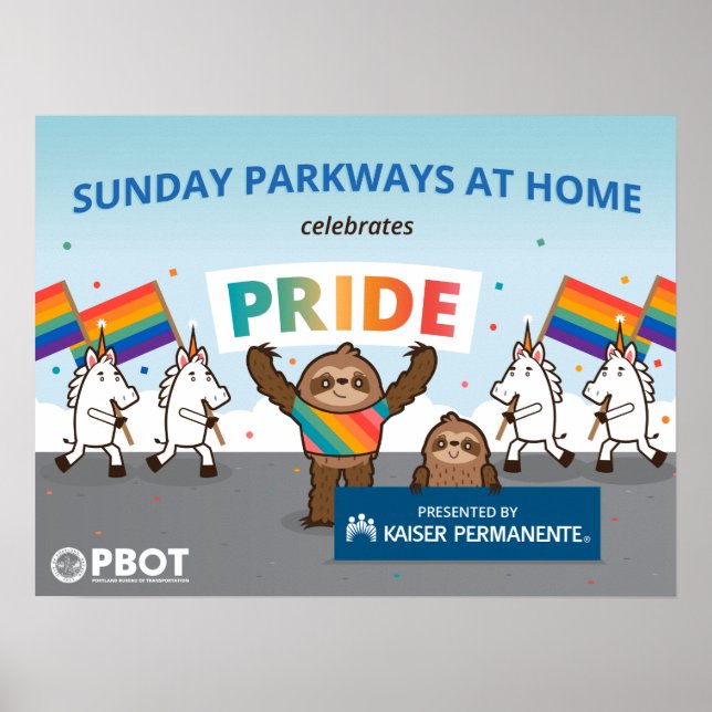 Portland Sunday Parkways poster (Vorne)