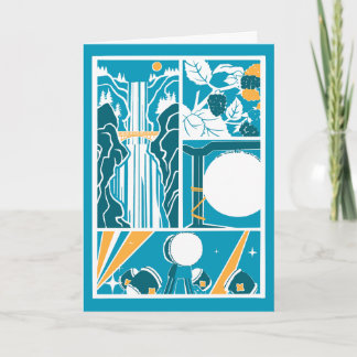 Portland Taiko Folded Card Dankeskarte