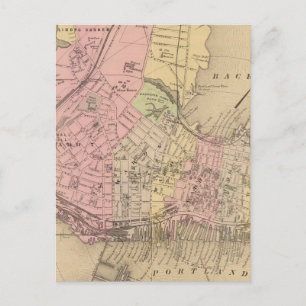 Portland & Umgebung, Maine Postkarte