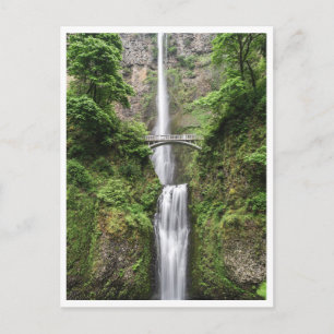 Portland Wasserfall Oregon Columbia River Gorge Postkarte