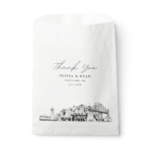 Portland Wedding Personalisiert Gefälligktasche