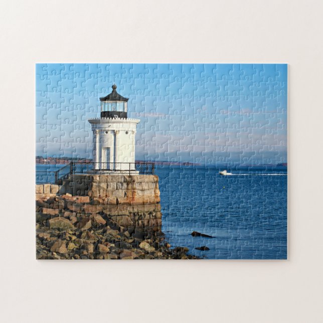 Portland-Wellenbrecher-Leuchtturm, Maine (Horizontal)