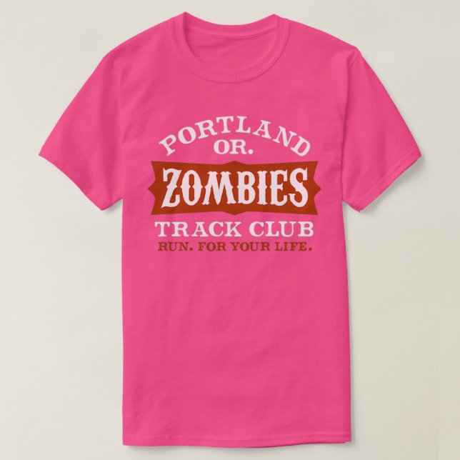 Portland Zombies Track Club T-Shirt (Design vorne)