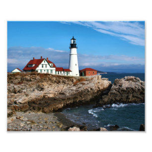 Portlandhauptleuchtturm, Maine Fotodruck