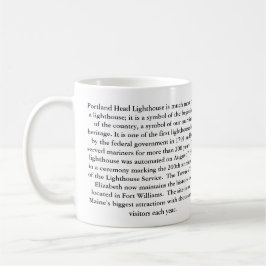 Portlandhauptleuchtturm, Maine-Tasse Kaffeetasse
