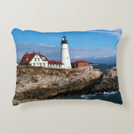 Portlandhauptleuchtturm, Maine Zierkissen