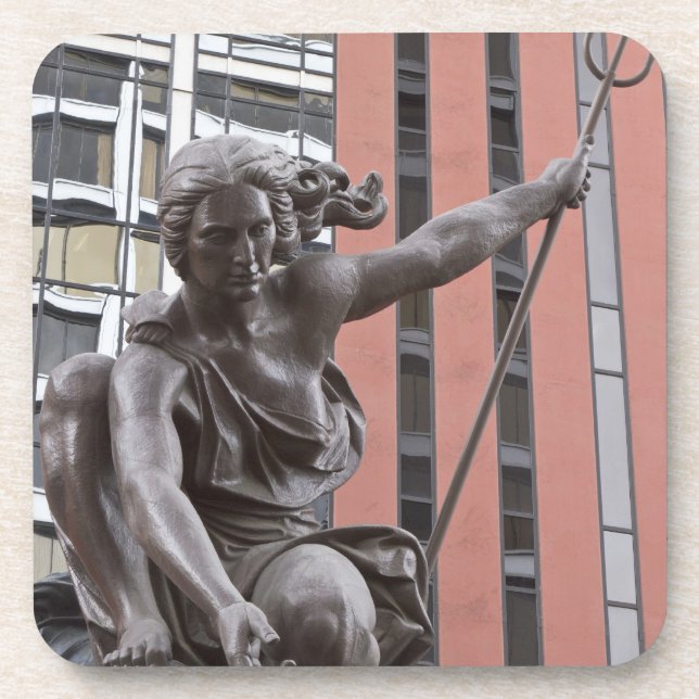 Portlandia statue, Portland, Oregon Untersetzer (Vorderseite)