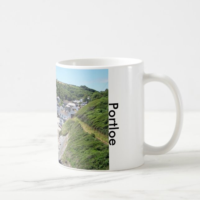 Portloe Cornwall England Kaffeetasse (Rechts)
