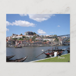 Porto au bord du fleuve, carte postale