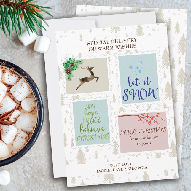 Porto-Briefmarke Warm wünscht Sonderlieferung (Von Creator hochgeladen)