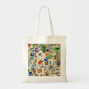 Porto-Briefmarken-Collagen-Reise-Taschen-Tasche Tragetasche