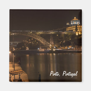 Porto by night Magnet