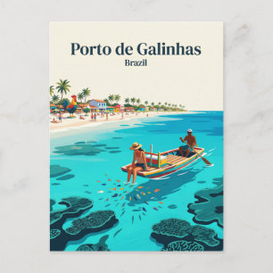 Porto de Galinhas Brasilien Postkarte