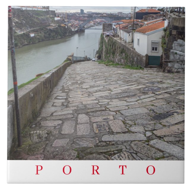 Porto Douro Keramik Fliese (Vorderseite)