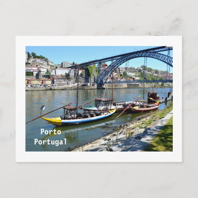 Porto in Portugal Postkarte (Vorderseite)