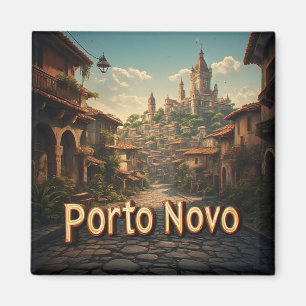 Porto-Novo Benin Hauptstadt Reiseandenken 🗺️ Magnet