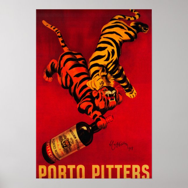 Porto Pitters Poster Vintage Europe (Devant)