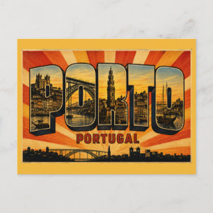 Porto Portugal Dom Luís I Brücke Postkarte