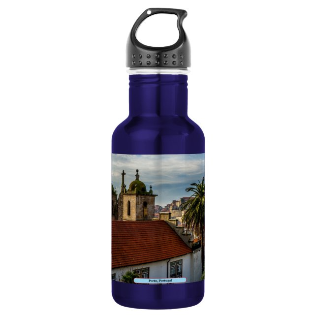 Porto, Portugal Edelstahlflasche (Vorderseite)