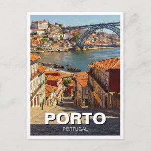 Porto Portugal Reise Postkarte