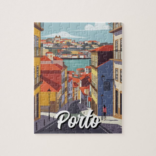 Porto Portugal Reisen Abstrakt (Vertikal)