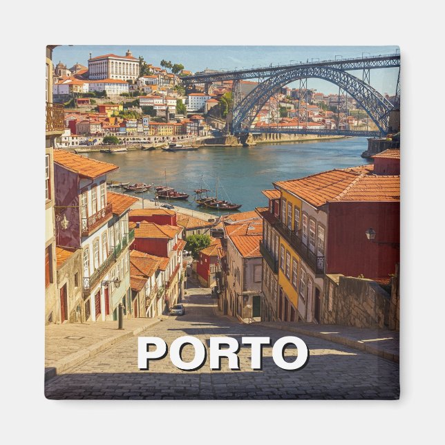 Porto Portugal Travel Magnet (Vorne)