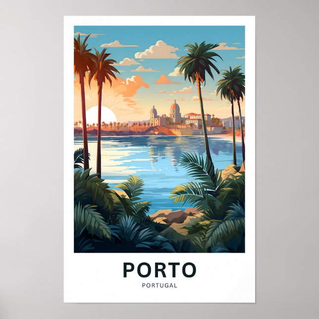 Porto Portugal Travel Print Poster (Vorne)