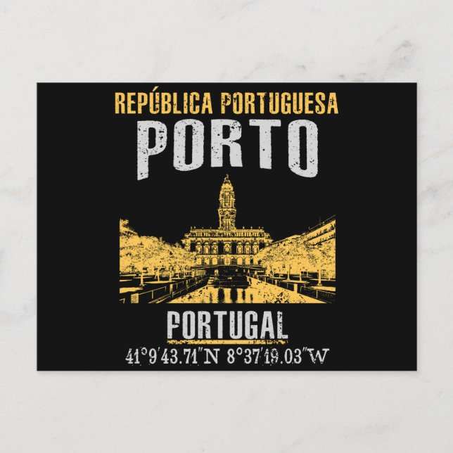 Porto Postkarte (Vorderseite)