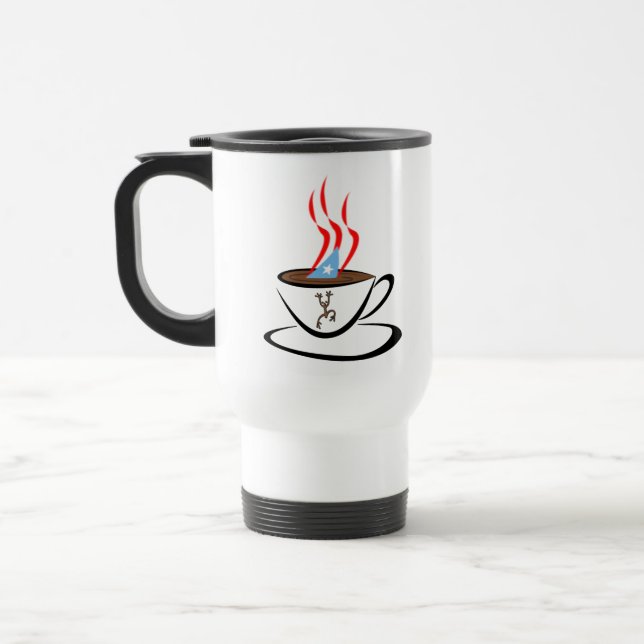 Porto Rico Aroma Coffee Travel / Commutateur Mug (Gauche)