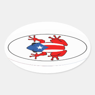 Porto Rico - autocollant de Coqui