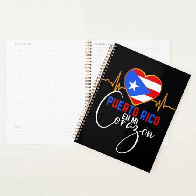 Porto Rico en mi Corazon Puerto Rican Pride  (Devant avec enveloppe)