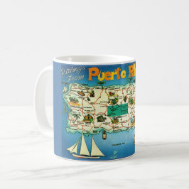 Porto Rico Map Mug