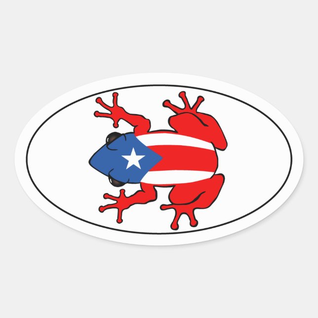 Porto Rico - Sticker Coqui (Devant)