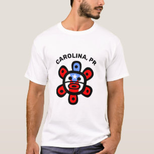 Porto Rico Taino Sun Drapeau Custom Town T-Shirt