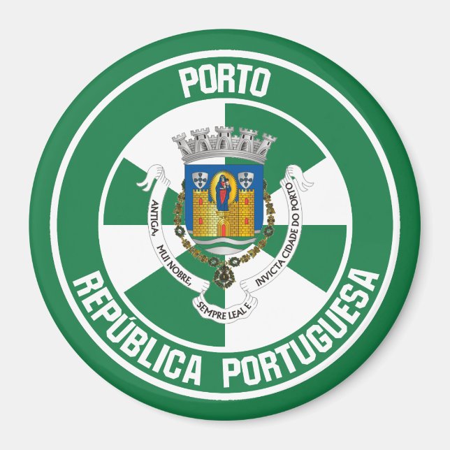 Porto-RundEmblem Magnet (Vorne)