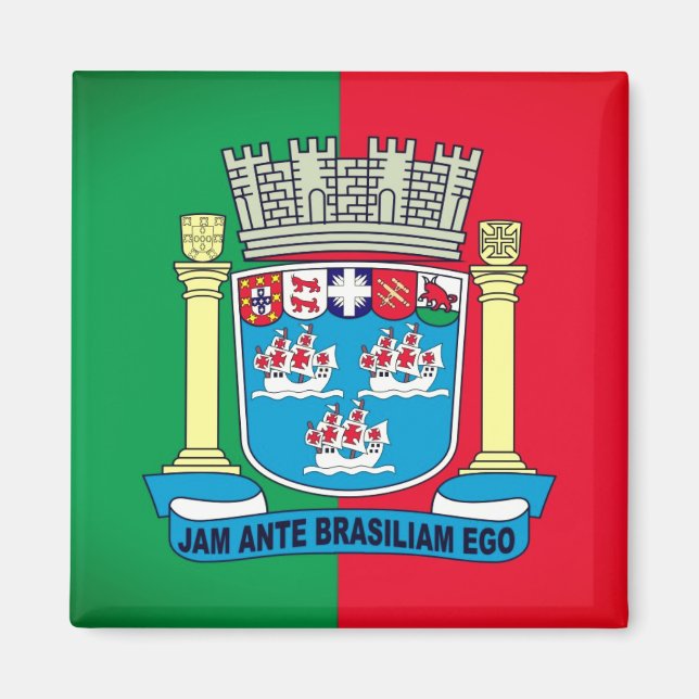 Porto Seguro, Bahia - BRASILIEN Magnet (Vorne)