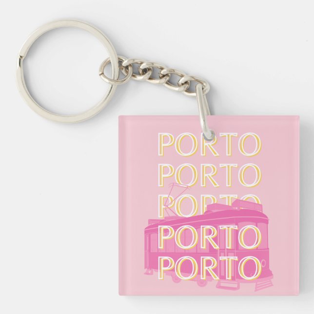Porto Travel Art, Portugal, Rose, Preppy (Devant)