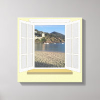 PortoBello, Italien durch Window