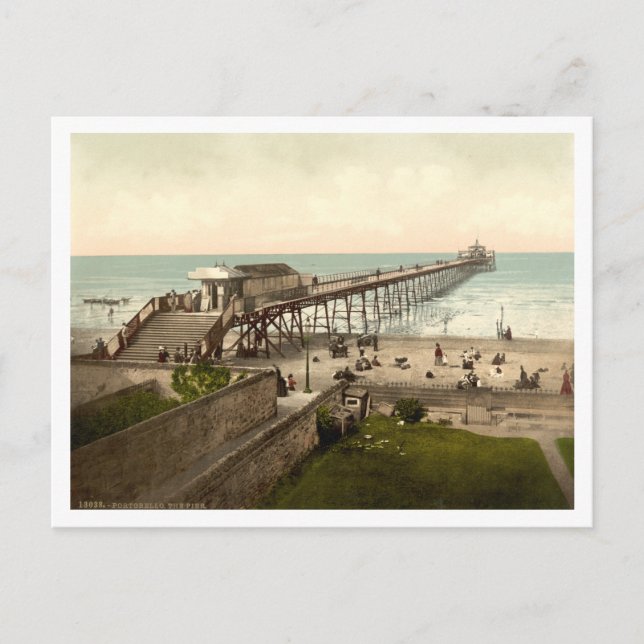 Portobello Pier, Edinburgh, Schottland Postkarte (Vorderseite)