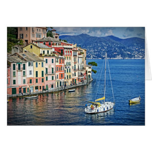 Portofino et carte Riviera italienne