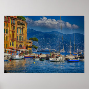 Portofino Hafen Poster
