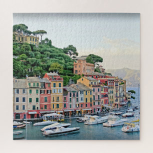 Portofino Hafen - Sommer in Italien - 20x20 Zoll