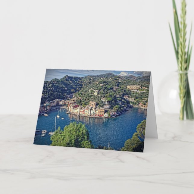 Portofino, Italie - carte de voeux (Devant)