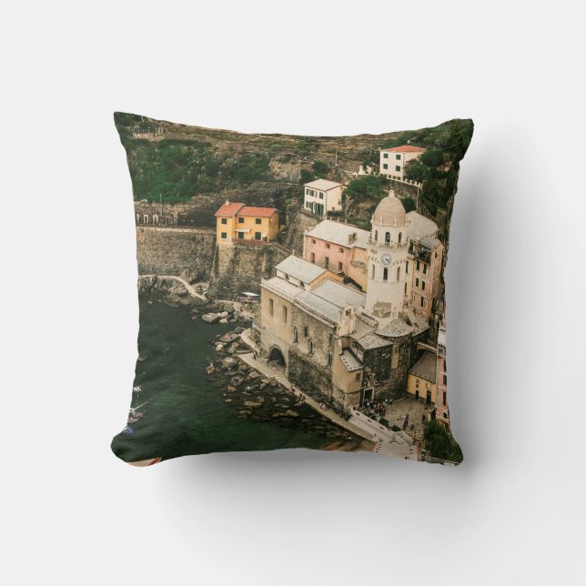 PORTOFINO ITALIEN KISSEN (Vorderseite)
