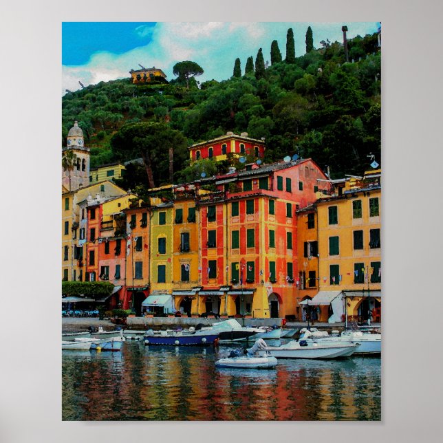 Portofino Italien Ligurien Riviera Poster (Vorne)