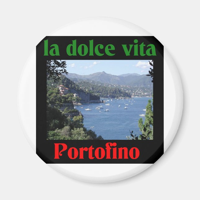Portofino Italien Magnet (Vorne)