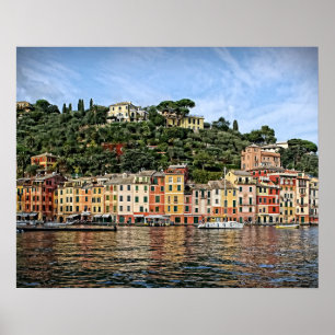 Portofino, Italien-Plakat Poster